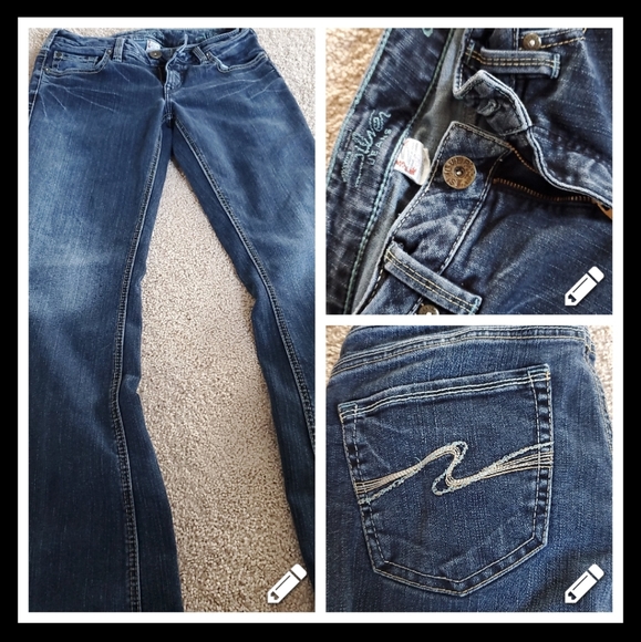 size 28 silver jeans
